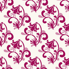 Vector Seamless Floral Background