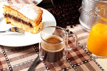 breakfast on the table