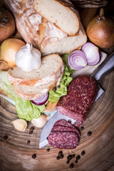 salami slices