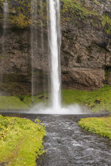 Seljalandsfoss waterfall - Iceland.