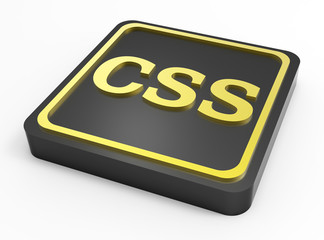 CSS code  black button 3D