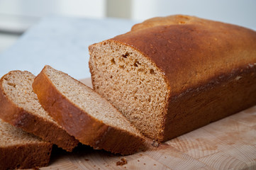 fette di pane integrale fatto in casa