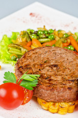 Beef steak meat