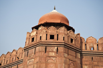 Fototapeta na wymiar Czerwony Fort w Delhi, Indie