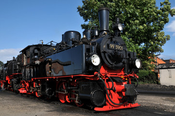 Obraz na płótnie Canvas Mallet Lokomotive