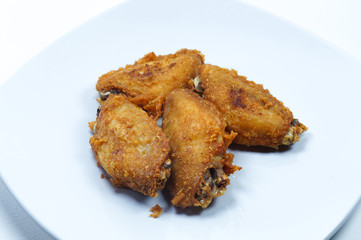 The fried chicken wing