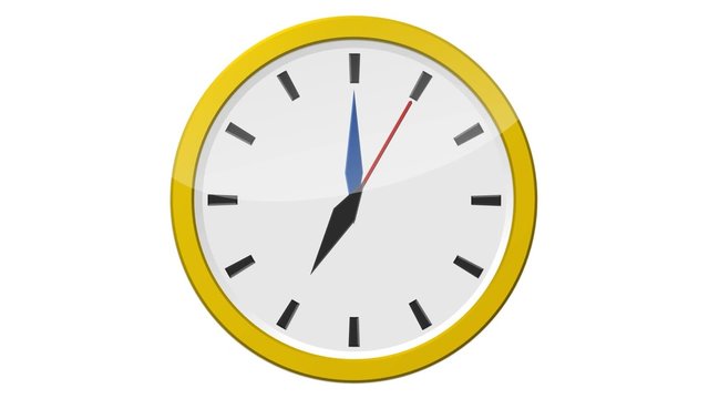 Horloge dor&eacute;e - 60 secondes