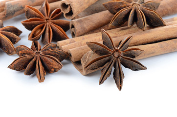 Anise isolated on white background