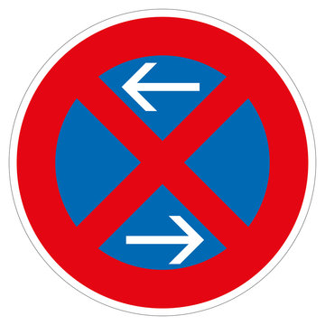 Verkehrsschild Halteverbot Vektor