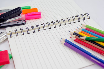 Assorted office supplies