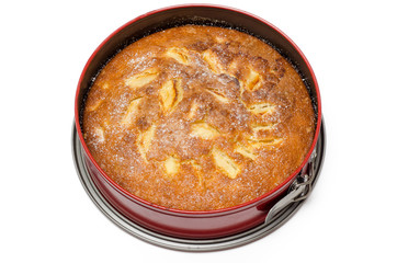 Torta di mele su stampo