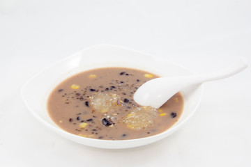 Black Sticky Rice in coconut milk