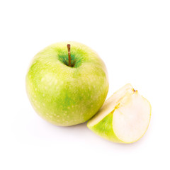 Fresh green apples