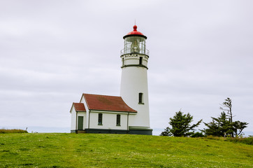 Fototapeta na wymiar Lighthouse on the Oregon Coast