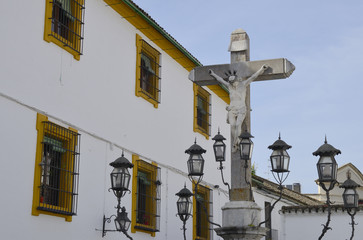 Fototapeta na wymiar Christ of the Lanterns, Cordoba (Spain)