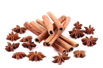 Spices cinnamon