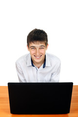 Young Man With Laptop