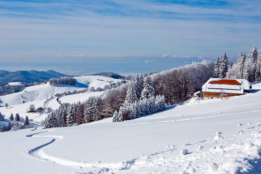 Winter, Schnee, Frost, Wald, HimmelHaus, Hotel, Fernblick
