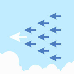 Arrow leadership concept