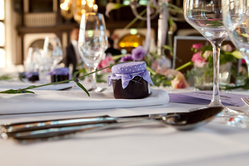 Hochzeit Tischdeko Tisch Dekoration Gastgeschenk