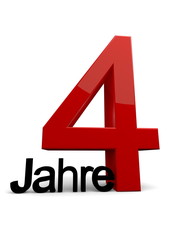 Obraz premium 4 Jahre