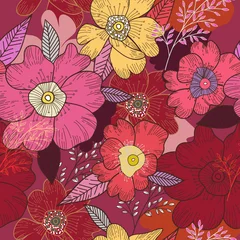 Poster Im Rahmen Floral background © Suriko