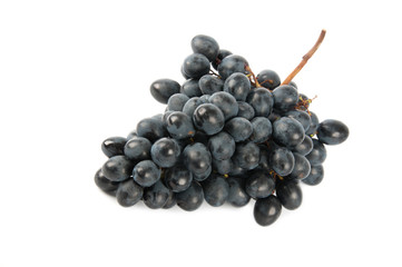 large bunch of dark grapes