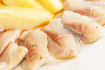 herring with potatoes