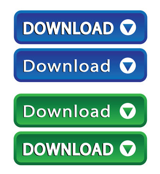 Download web buttons blue and green