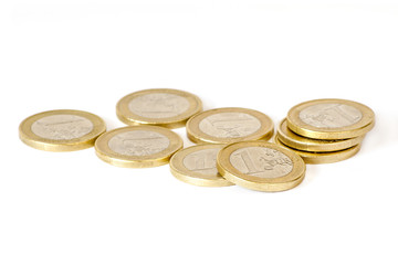 Euro coins