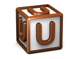 T Letter Cube