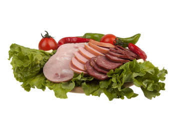 Sausage and vegetables