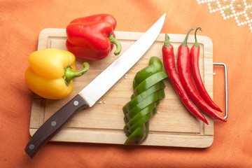 Pepper And Knife