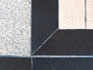 Fototapeta premium Black polished granite texture as background