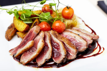 Roasted duck