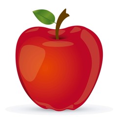 red apple