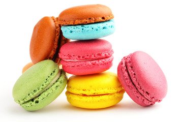 colorful macarons