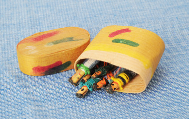 Guatemalan worry dolls for children