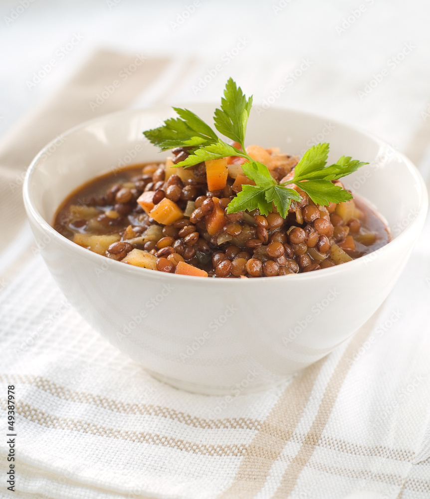 Canvas Prints lentil soup