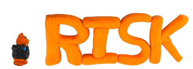 Businessman pig and risk management