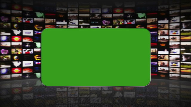 Monitors Background Loop, Green Screen and Alpha Channel