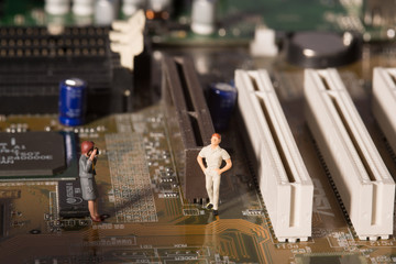 motherboard with micro schemes