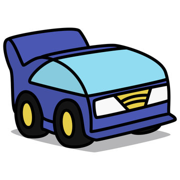 Cartoon Car 77 : Future Compact Car