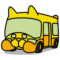 Cartoon Car 80 : Animal School Bus