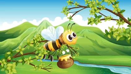 Photo sur Plexiglas Animaux de la forêt Une abeille