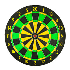 Colorful dartboard