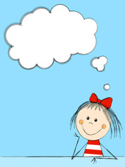 Girl dreaming
