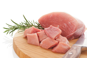 Raw meat background.