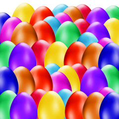 Colorful easter egg background