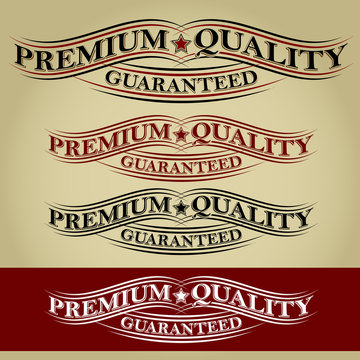 Premium Quality Guaranteed Retro Calligraphic Ribbon